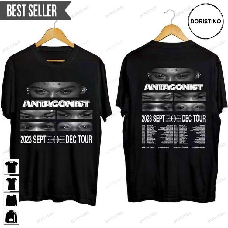 Playboi Carti Antagonist Tour 2023 Concert Rap Short-sleeve Tshirt