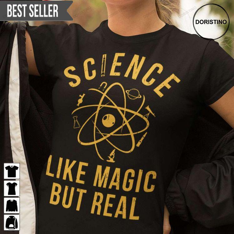 Science Like Magic But Real Atoms Unisex Tshirt