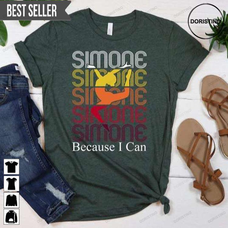 Simone Biles Gymnastics Because I Can Shirt