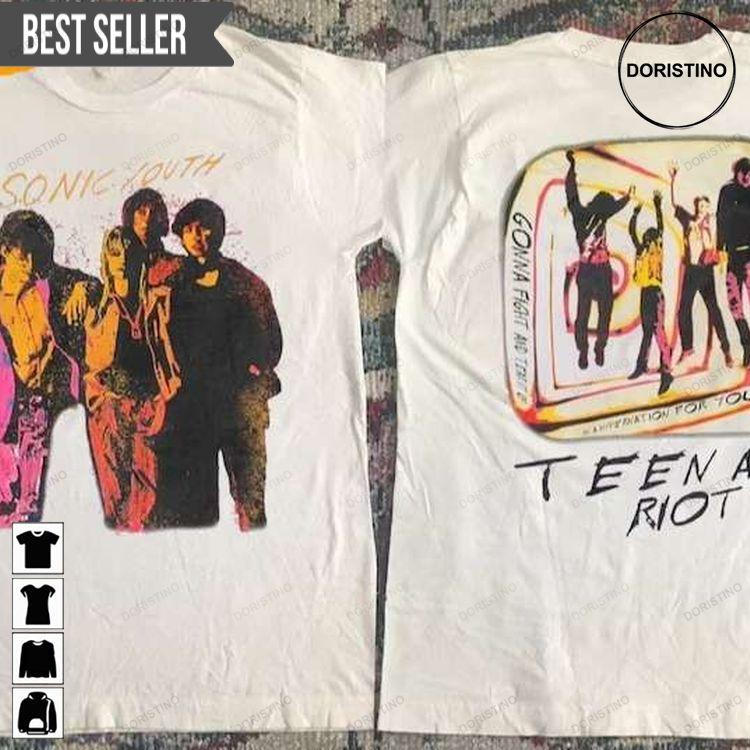 Sonic Youth Teen Age Riot Short-sleeve Awesome Shirt