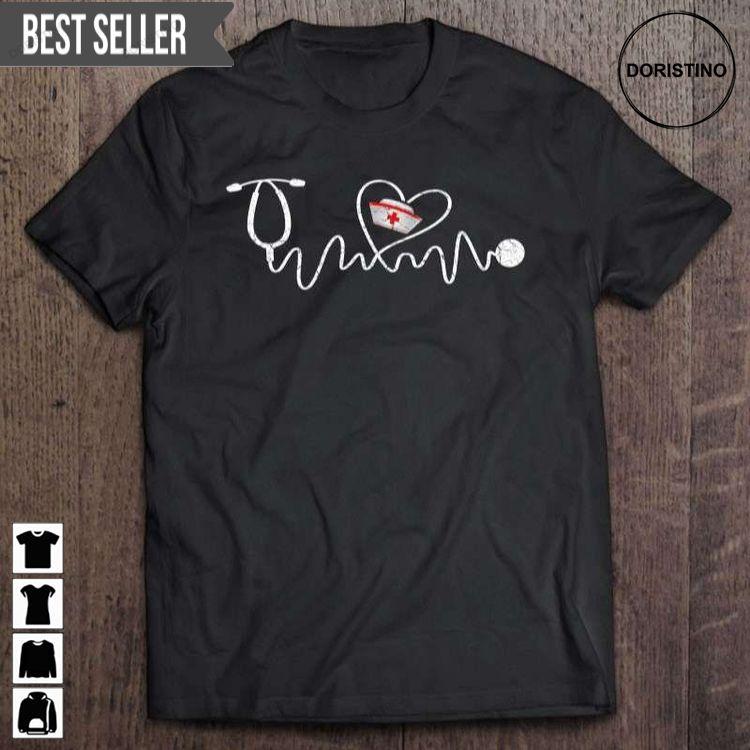 Stethoscope Caduceus Heartbeat Nurse Unisex Tshirt