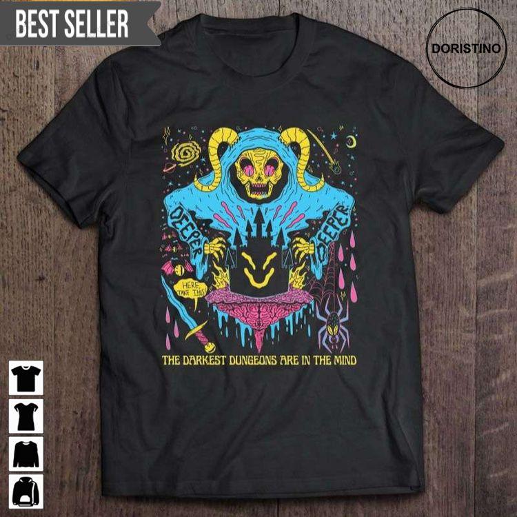 The Darkest Dungeons Are In The Mind Short Sleeve Shirt