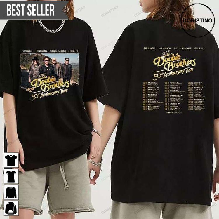The Doobie Brothers 50th Anniversary Tour Tshirt