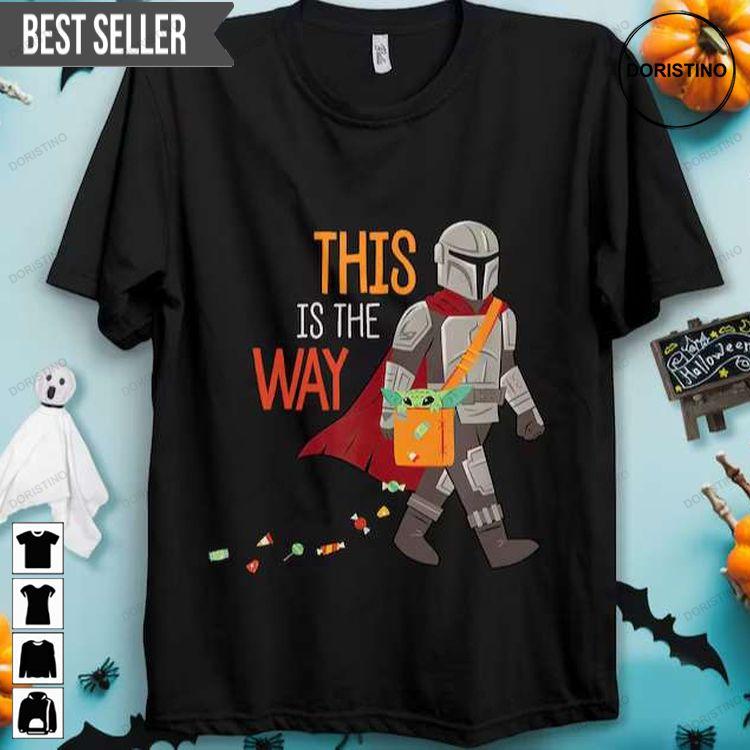 The Mandalorian Grogu This Is The Way Star Wars Halloween Awesome Shirt