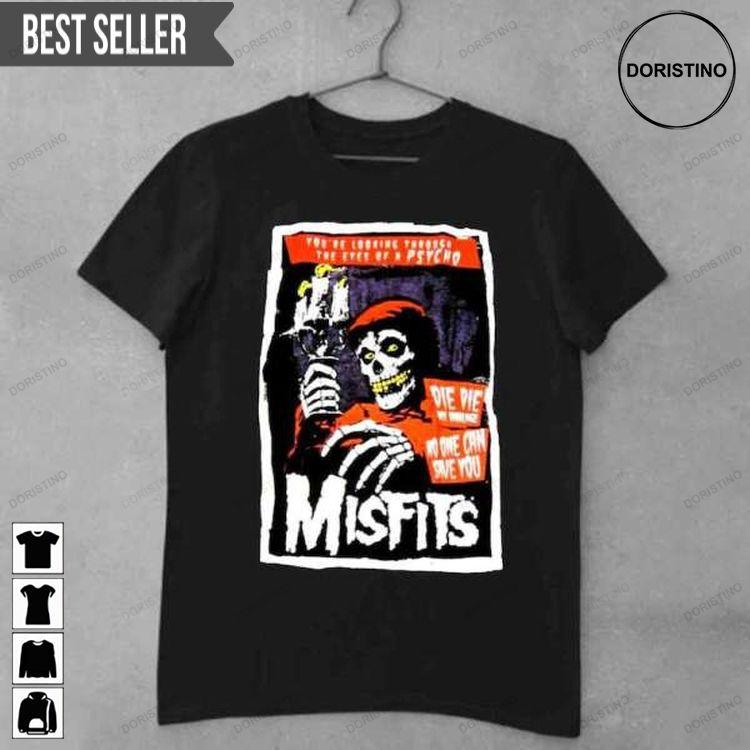 The Misfits Movie Psycho Fiend Skull Danzig Horror Punk Awesome Shirt