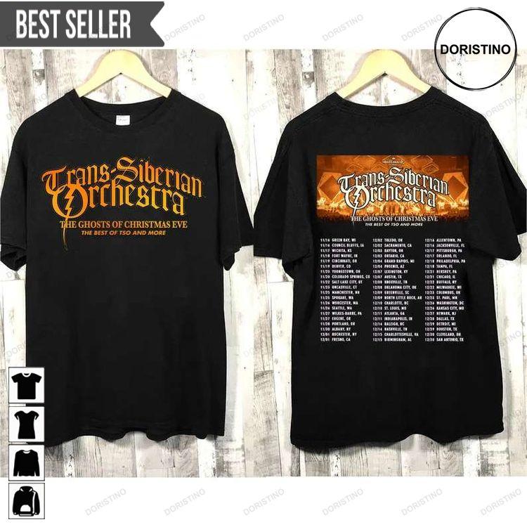 Trans-siberian Orchestra The Ghost Of Christmas Eve Winter Tour 2022 Concert Shirt