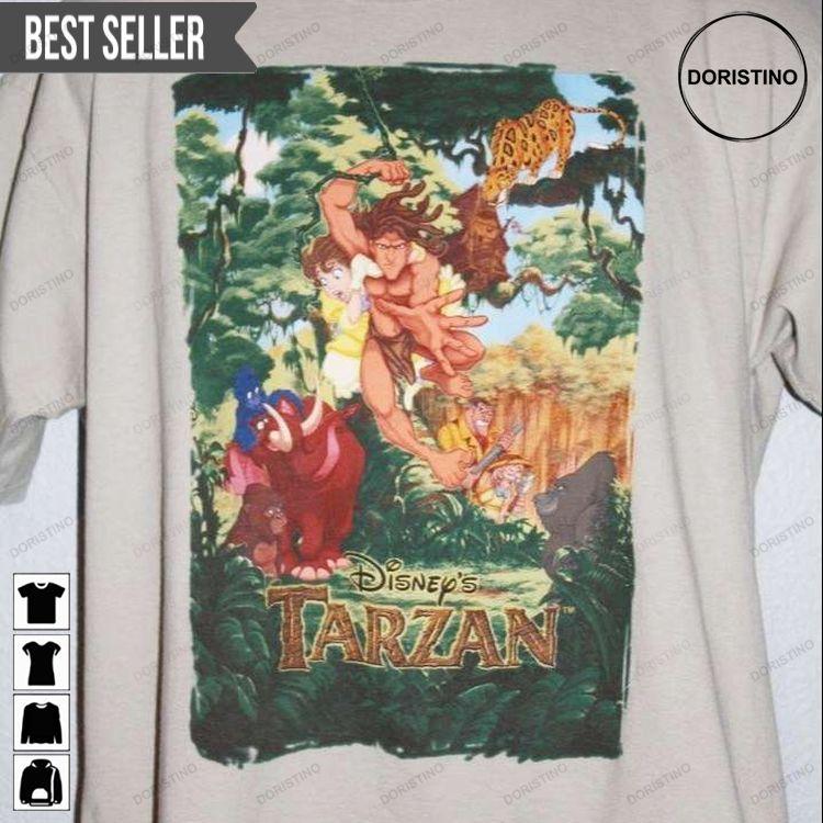 Walt Disney Tarzan Movie Cartoon Awesome Shirt Walt Disney Tarzan Movie Cartoon Awesome Shirt