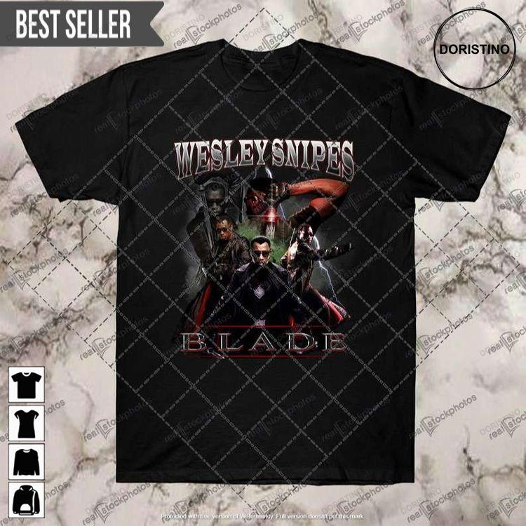 Wesley Snipes Blade Vintage Black Awesome Shirt