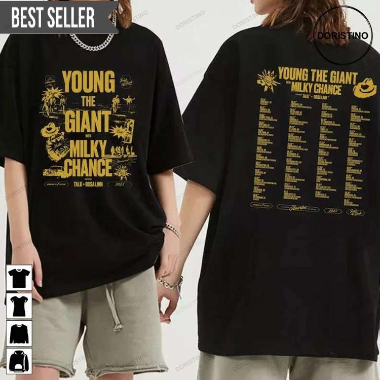 Young The Giant Milky Chance 2023 Tour Short-sleeve Shirt