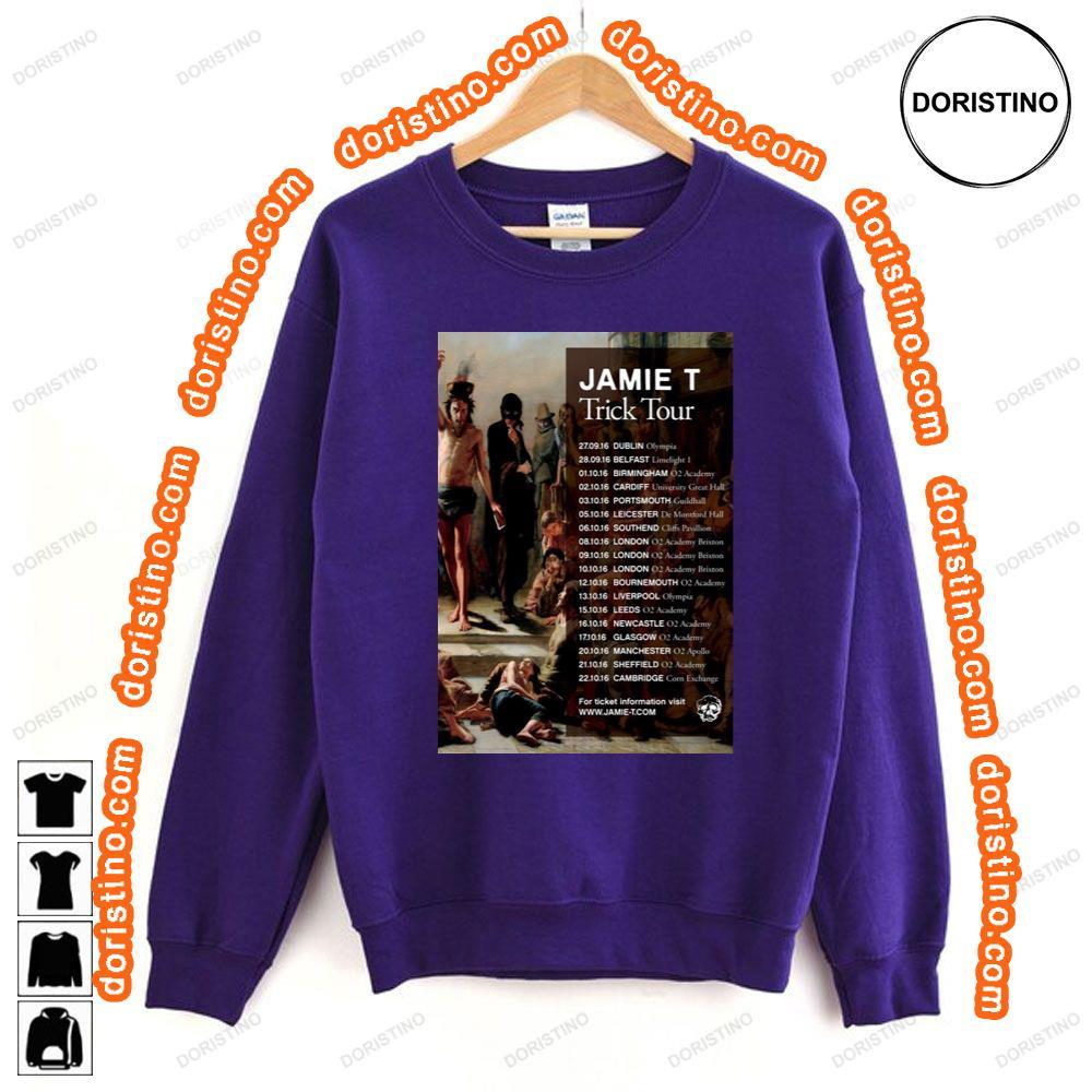 Jamie T Trick 2016 Uk Ireland Tour Shirt Jamie T Trick 2016 Uk Ireland Tour Shirt
