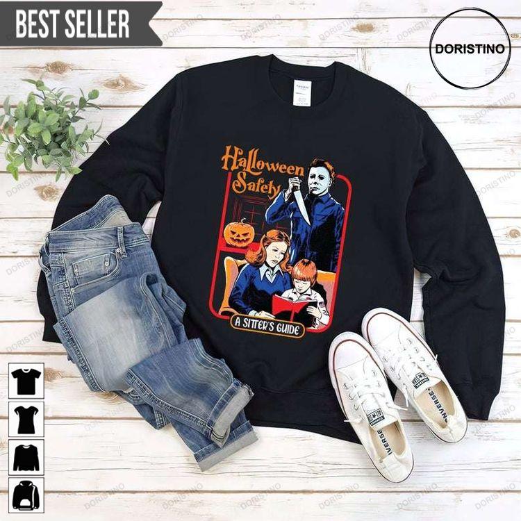 Michael Myers Halloween Safety A Sitters Guide Awesome Shirt