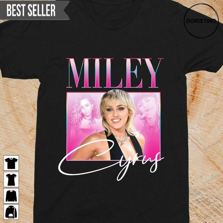 Miley Cyrus Singer Vintage Unisex Awesome Shirt