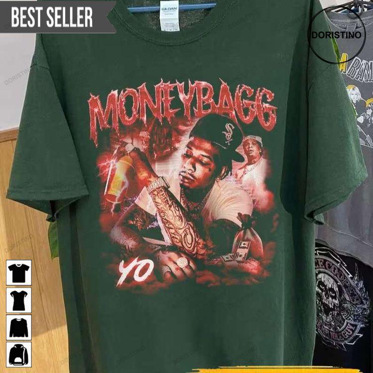 Moneybagg Yo Rap Rapper Bootleg Short-sleeve Tshirt
