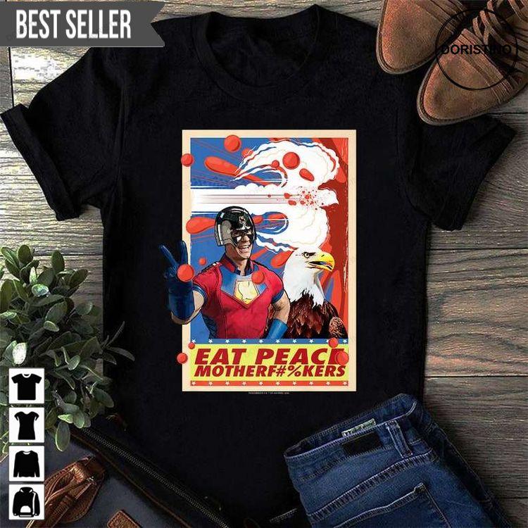 Peacemaker Eat Peace With Eagle Movie Shirt