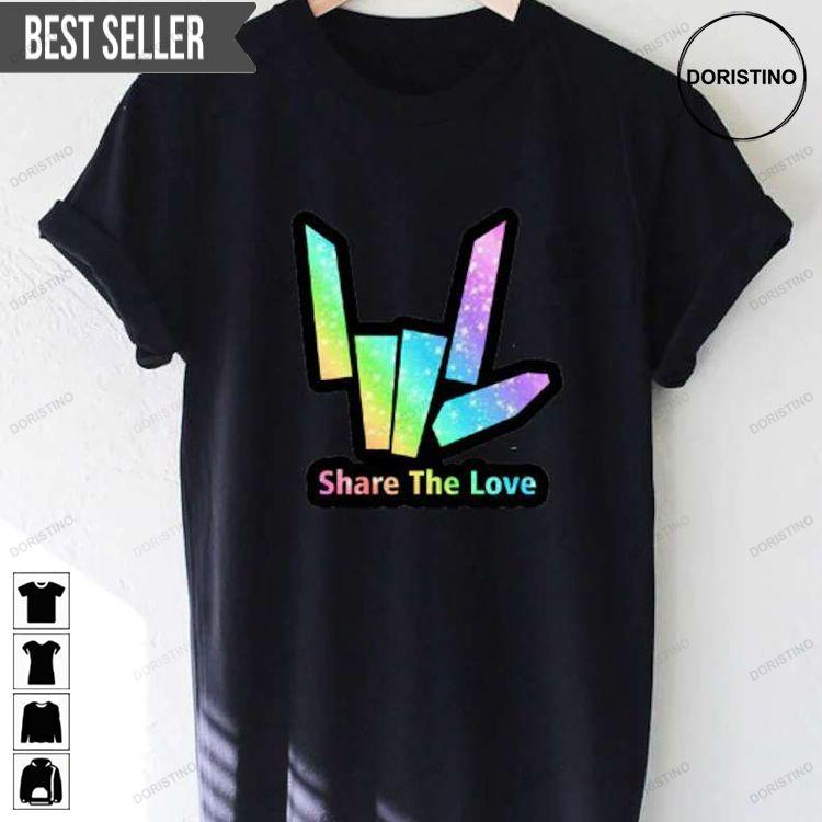 Share The Love Stephen Sharer Singer Black Unisex Awesome Shirt