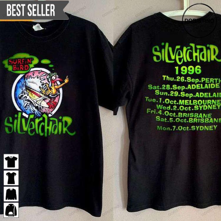 Silverchair Tour Surfin Bird 1996 World Tour Tshirt