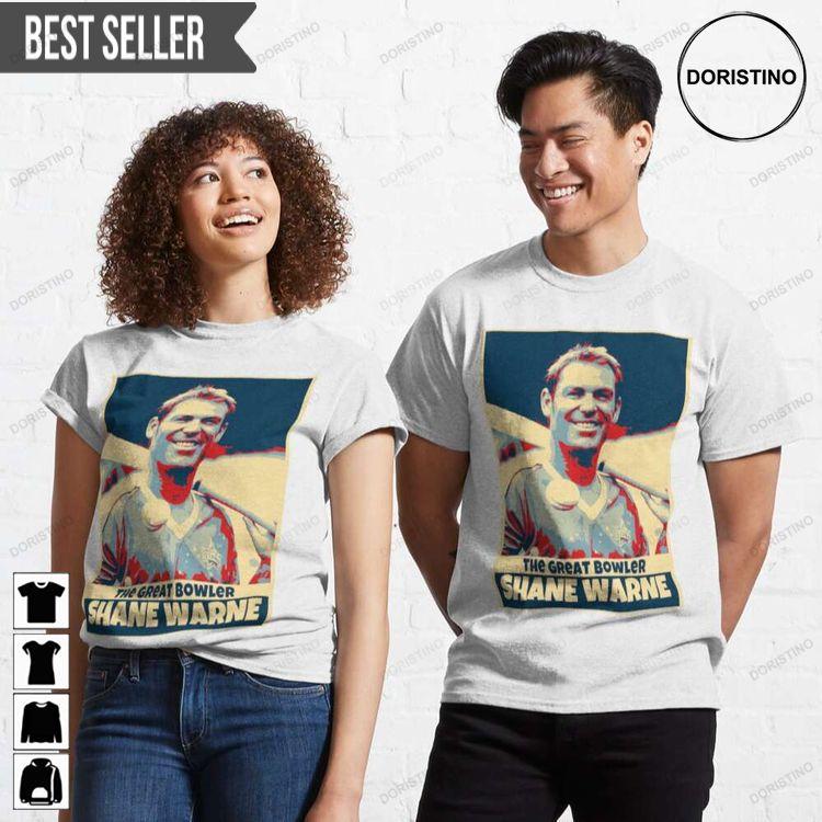 The Great Bowler Shane Warne Awesome Shirt The Great Bowler Shane Warne Awesome Shirt