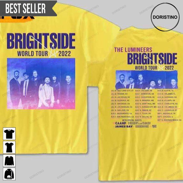 The Lumineers Brightside World Tour 2022 Rock Band Awesome Shirt The Lumineers Brightside World Tour 2022 Rock Band Awesome Shirt
