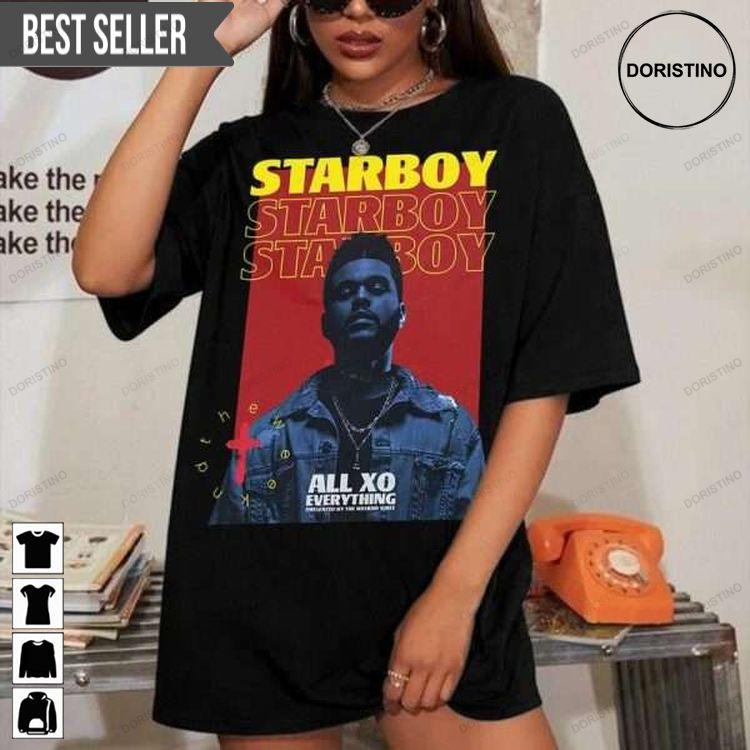 The Weeknd Starboy All Xo Everything Tshirt The Weeknd Starboy All Xo Everything Tshirt