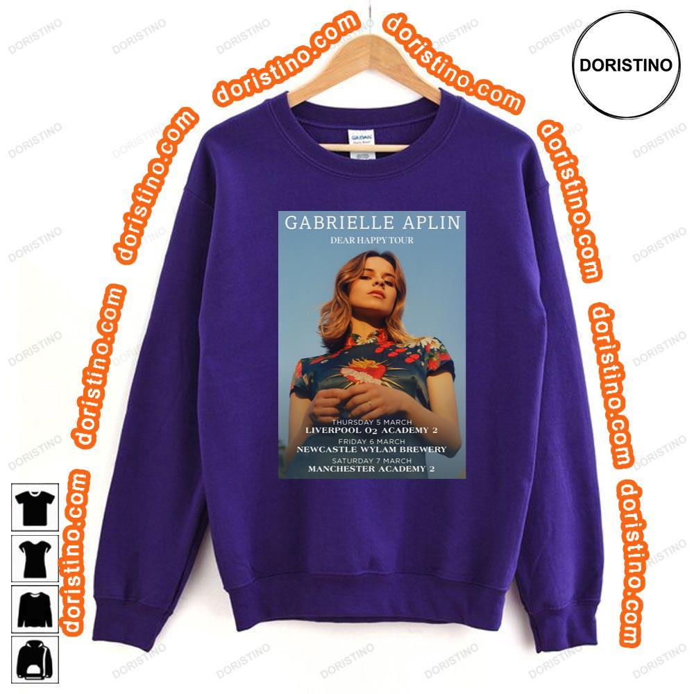 Gabrielle Aplin Daer Happy Uk Tour 2019 Shirt Gabrielle Aplin Daer Happy Uk Tour 2019 Shirt