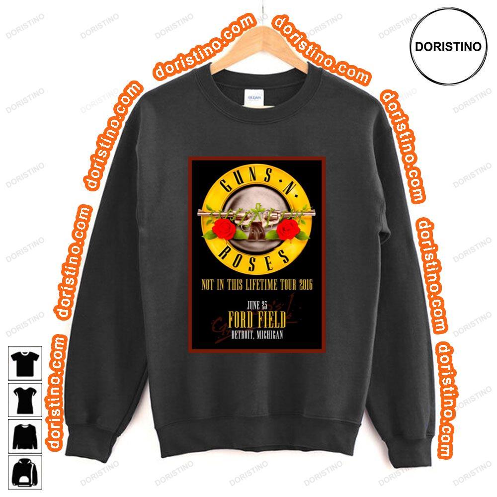 Guns N Roses Ford Field Detroit June 23 2016 Awesome Shirt Guns N Roses Ford Field Detroit June 23 2016 Awesome Shirt