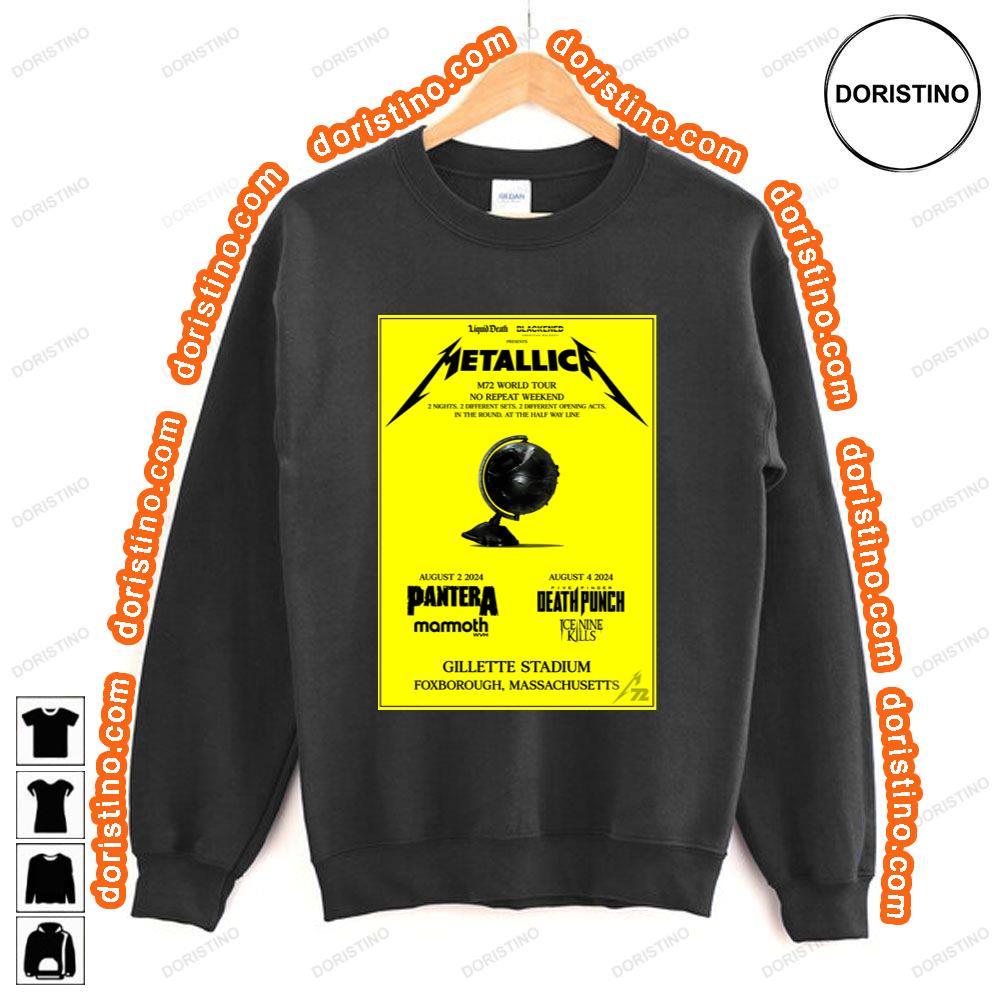 Metallica 72 Seasons 2023 2024 Foxborough Gillette Stadium Shirt Metallica 72 Seasons 2023 2024 Foxborough Gillette Stadium Shirt