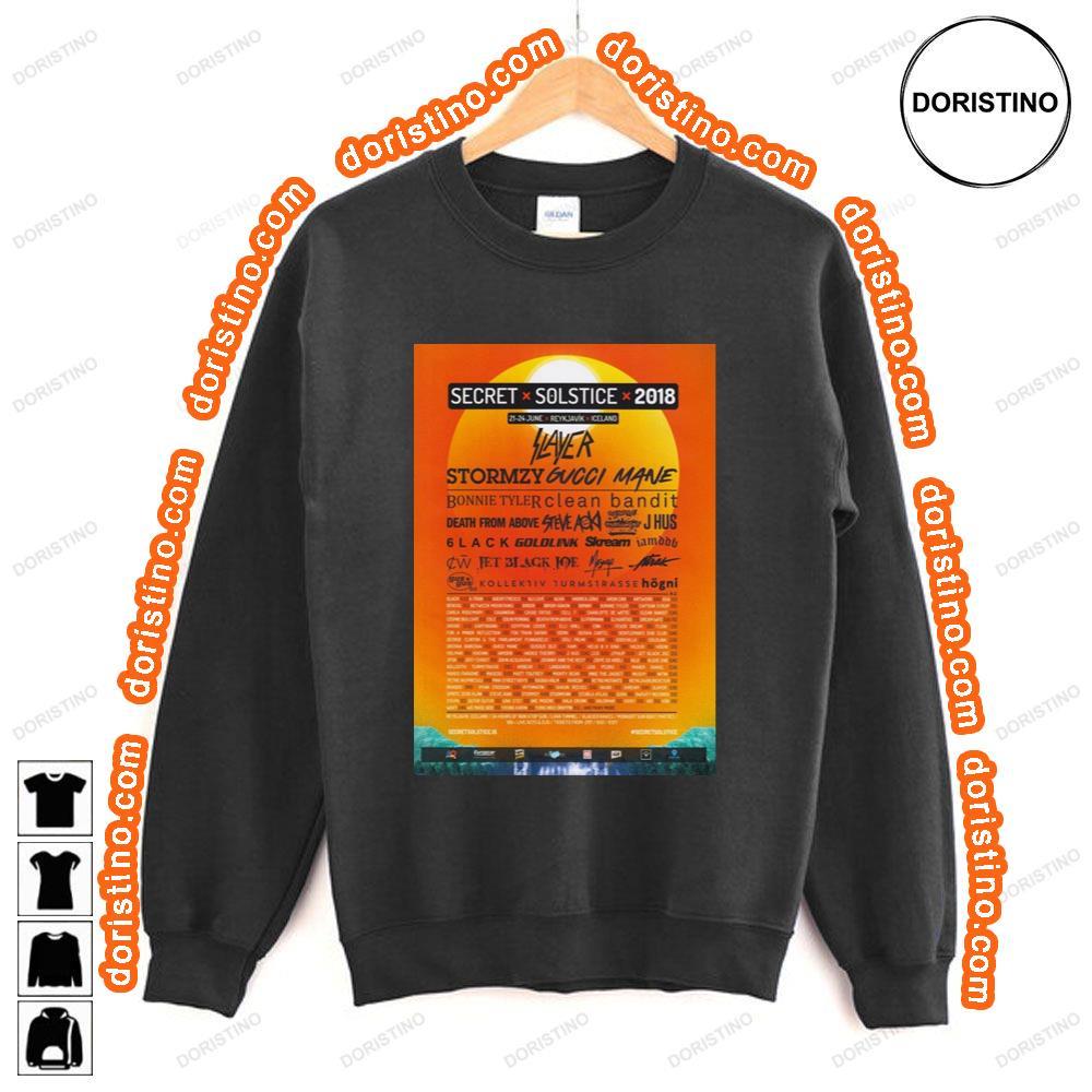 Secret Solstice Festival 2018 Slayer Stormy Gucci Mane Awesome Shirt Secret Solstice Festival 2018 Slayer Stormy Gucci Mane Awesome Shirt
