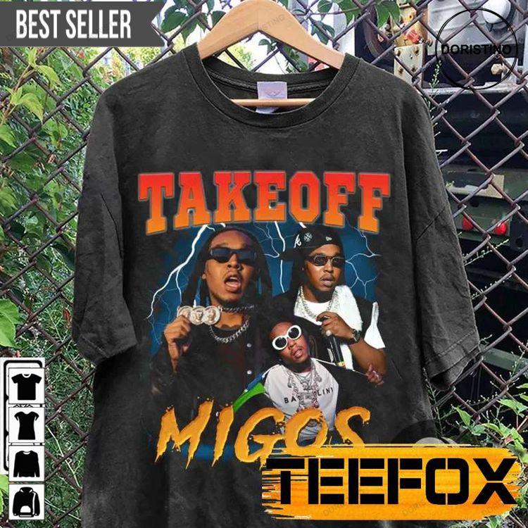 Quavo Offset Takeoff Migos Short-sleeve Awesome Shirt Quavo Offset Takeoff Migos Short-sleeve Awesome Shirt