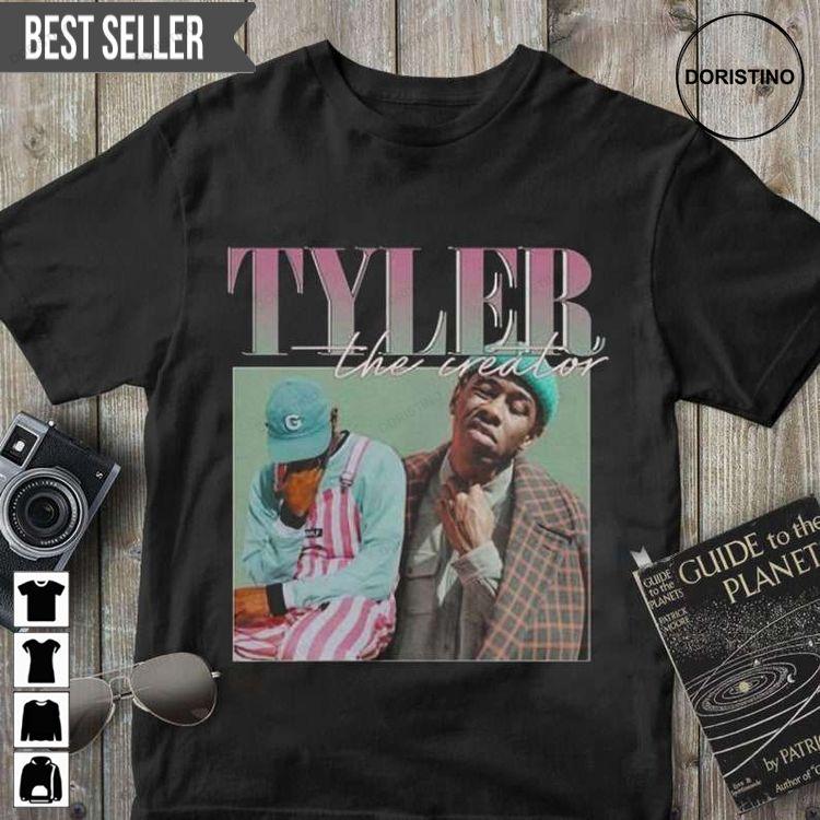Tyler The Creator 90s Vintage Black Shirt Tyler The Creator 90s Vintage Black Shirt