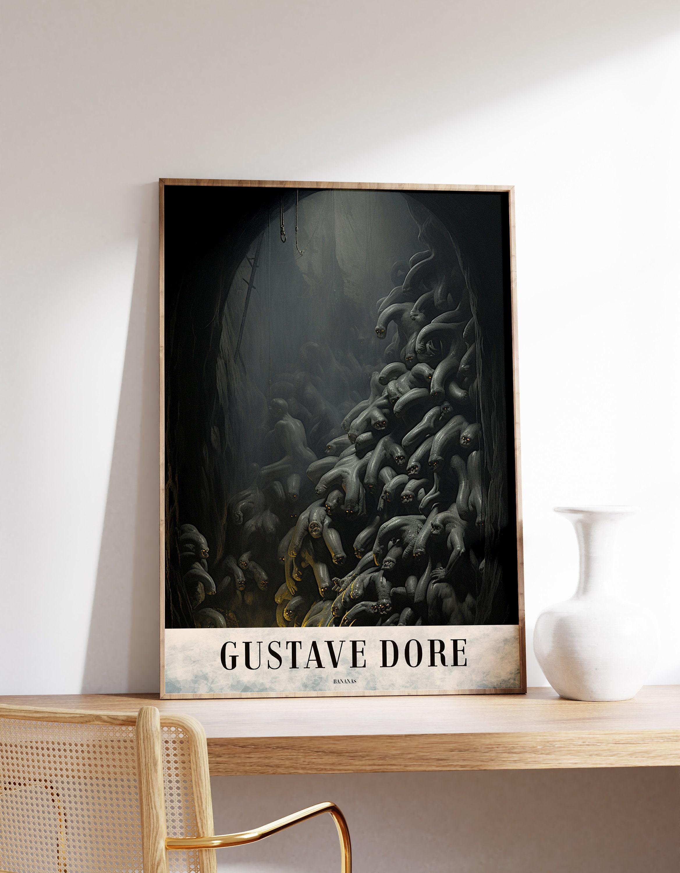 Bananas Art Gustave Dore Gothic Limited Edition Posters (No Frame) Bananas Art Gustave Dore Gothic Limited Edition Posters (No Frame)