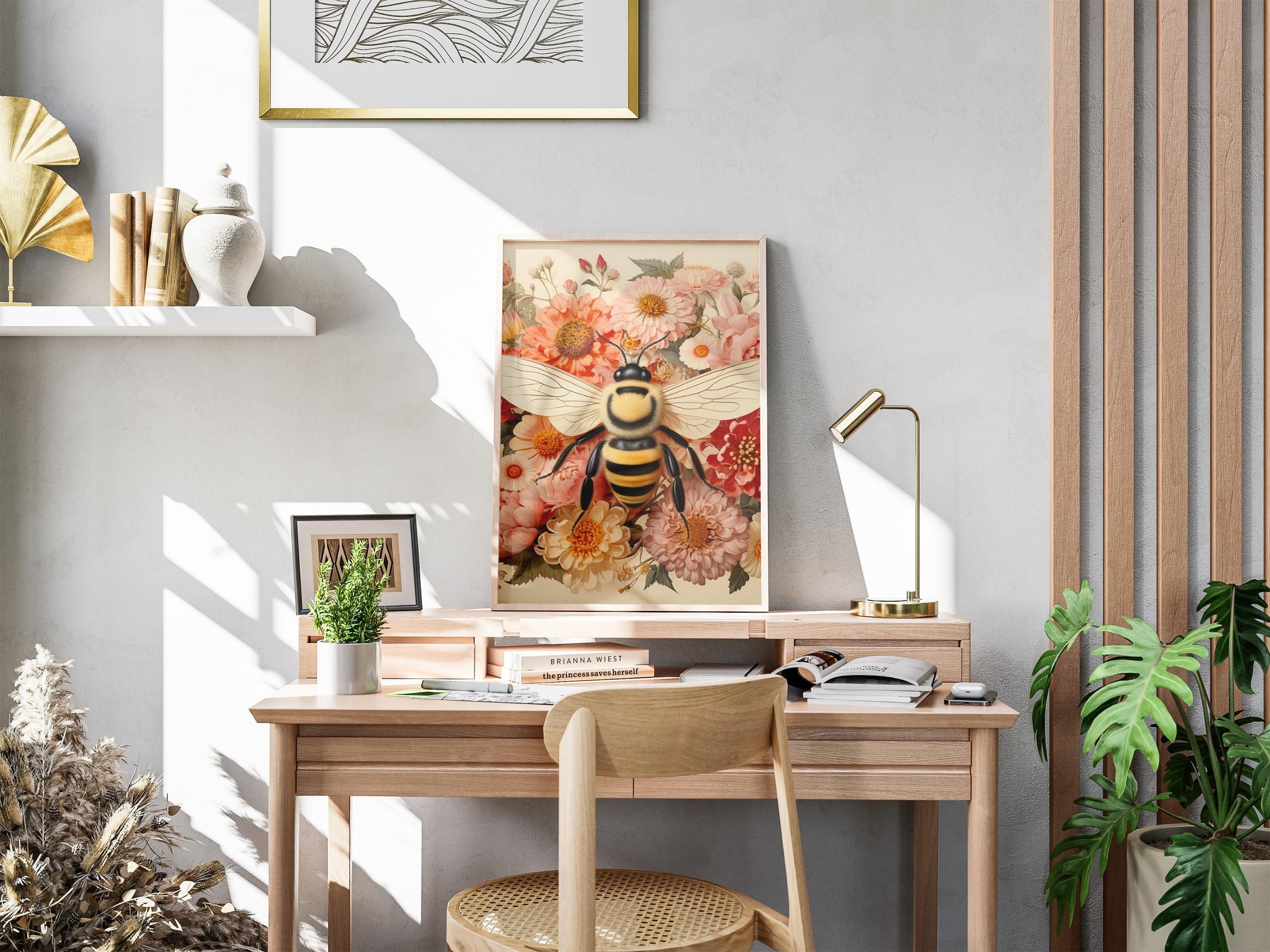 Bee Art Vintage Awesome Poster (No Frame) Bee Art Vintage Awesome Poster (No Frame)