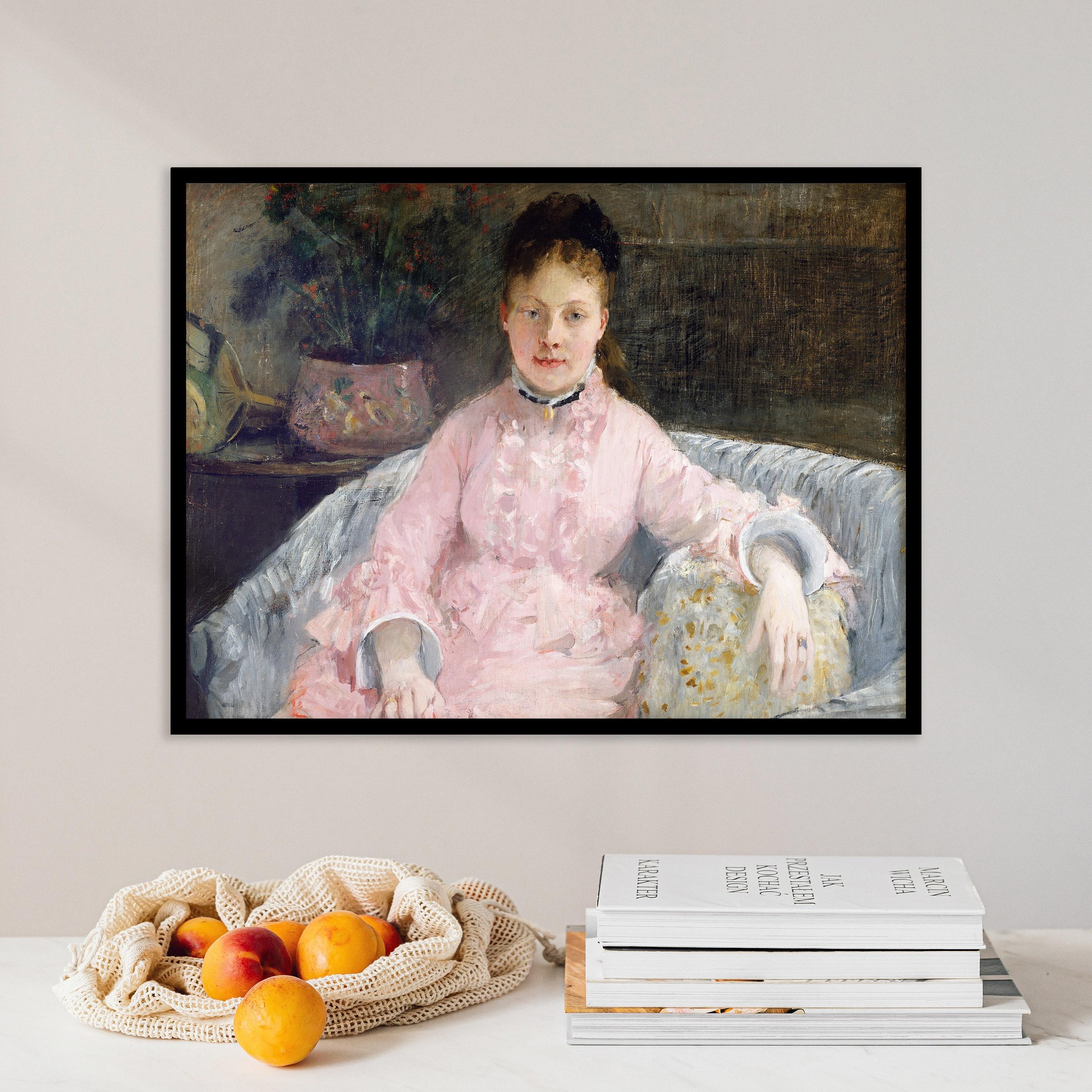 Berthe Morisot The Pink Dress 1870 Vintage Antique Limited Edition Posters (No Frame) Berthe Morisot The Pink Dress 1870 Vintage Antique Limited Edition Posters (No Frame)