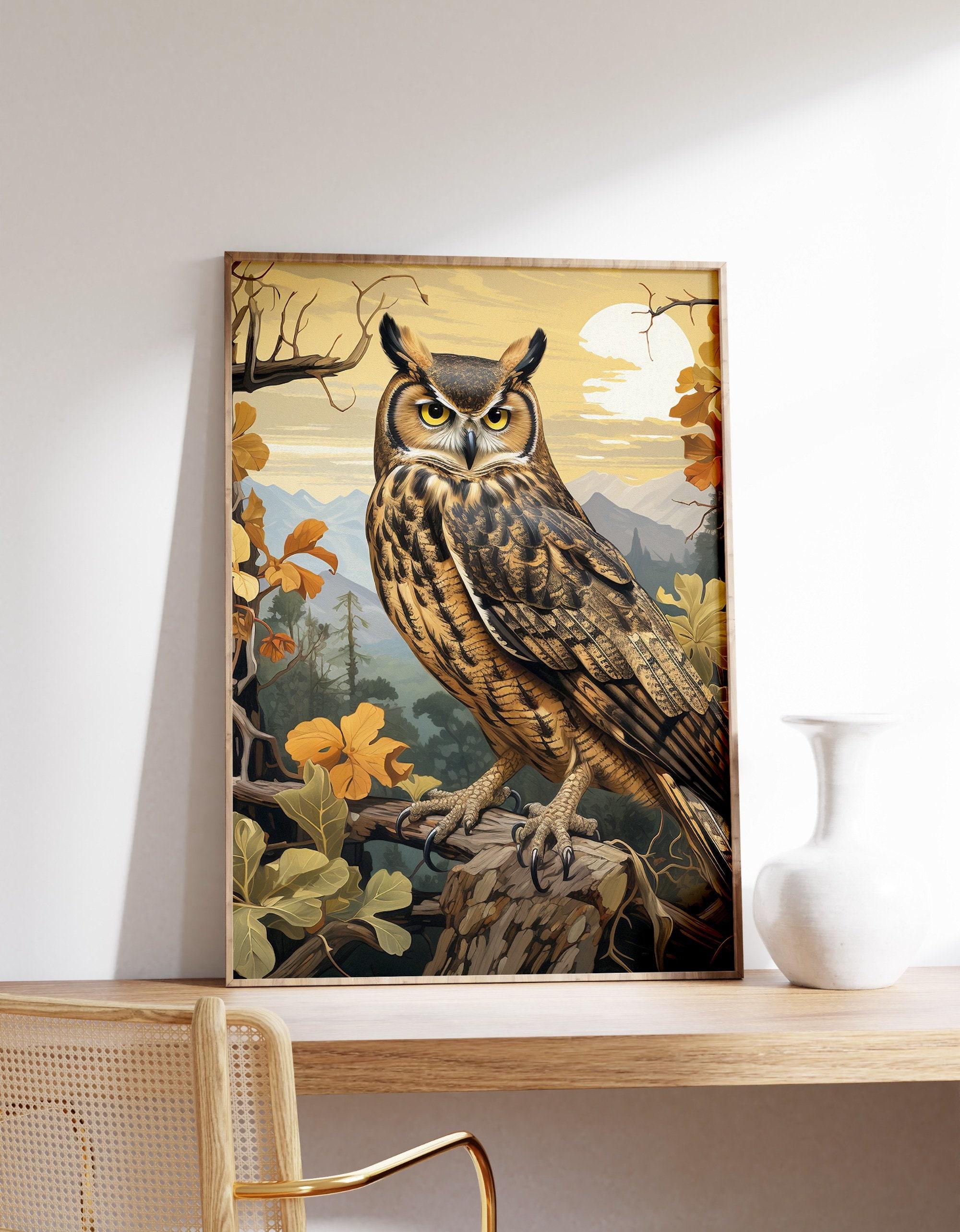 Botanical Owl Cottagecore Trending Style Poster (No Frame) Botanical Owl Cottagecore Trending Style Poster (No Frame)