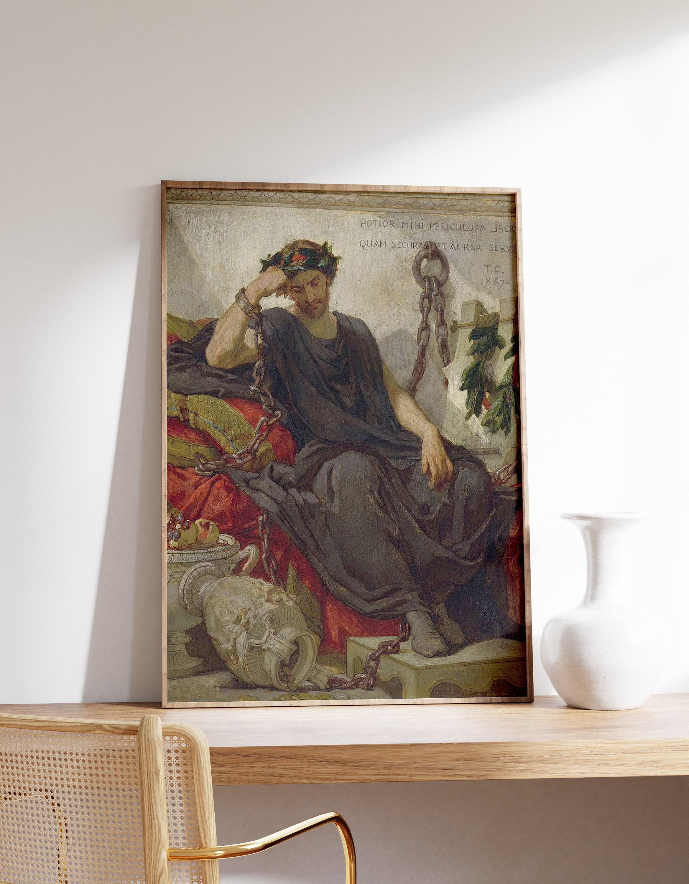 Damocles 1867 By Thomas Couture Vintage Limited Edition Posters (No Frame) Damocles 1867 By Thomas Couture Vintage Limited Edition Posters (No Frame)