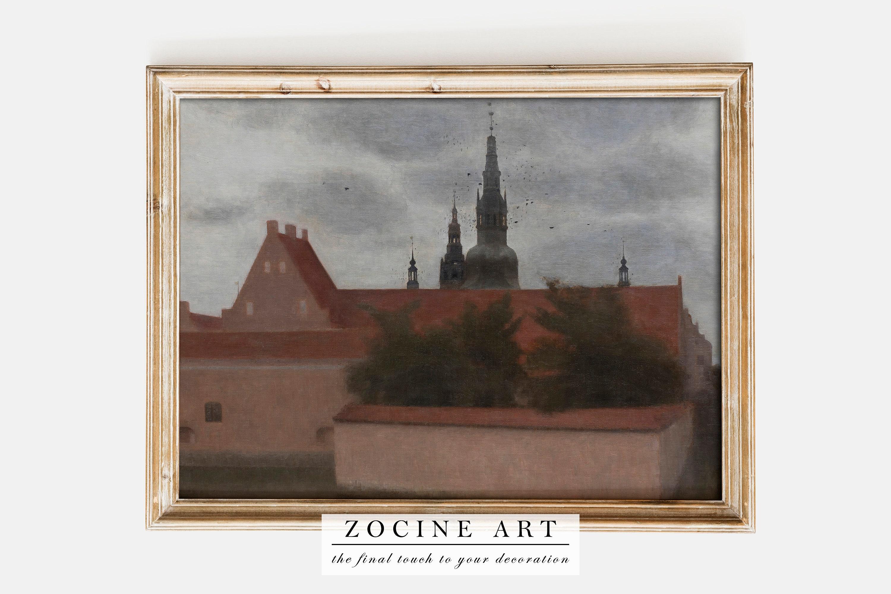 Danish Art Vilhelm Hammershoi Frederiksborg Castle 1912 Vintage Architecture Trending Style Poster (No Frame) Danish Art Vilhelm Hammershoi Frederiksborg Castle 1912 Vintage Architecture Trending Style Poster (No Frame)