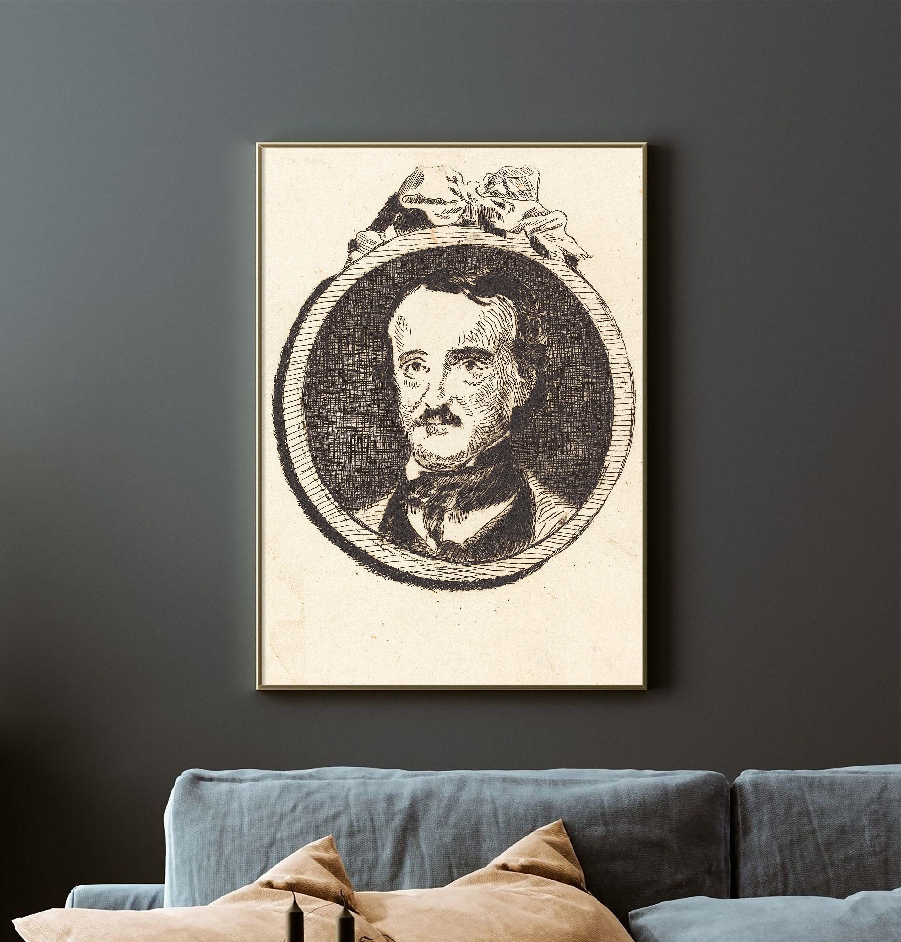 Edouard Manet Edgar Poe 1860 Edgar Allan Poe Awesome Poster (No Frame) Edouard Manet Edgar Poe 1860 Edgar Allan Poe Awesome Poster (No Frame)