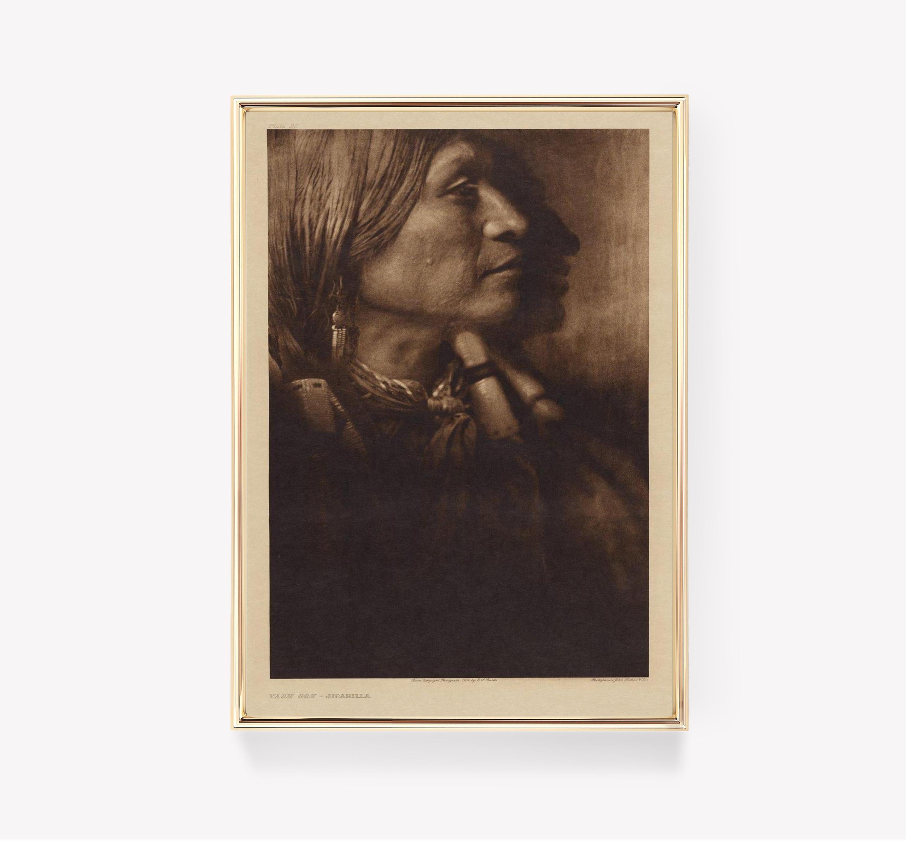 Edward S Curtis Vash Gon Jicarilla Limited Edition Posters (No Frame) Edward S Curtis Vash Gon Jicarilla Limited Edition Posters (No Frame)