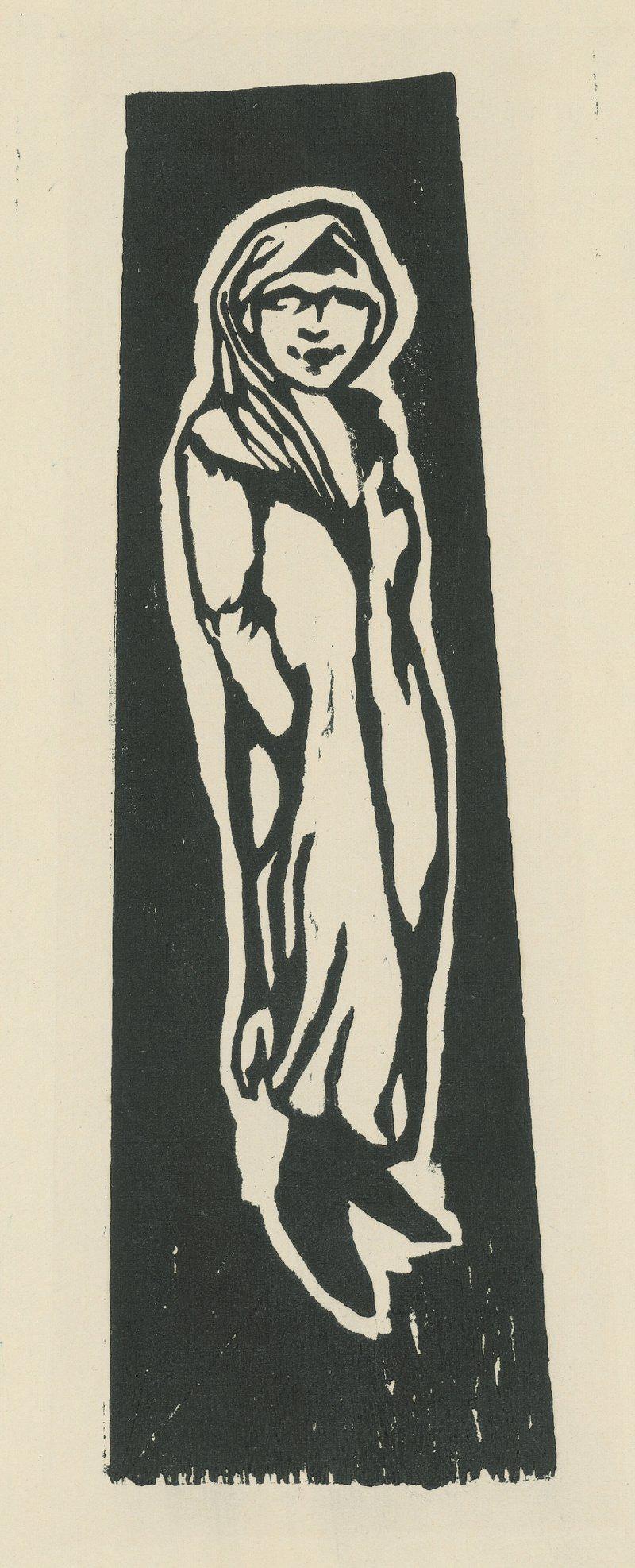 Ernst Barlach Die Wandernde Vintage Sculpture Trending Style Poster (No Frame) Ernst Barlach Die Wandernde Vintage Sculpture Trending Style Poster (No Frame)