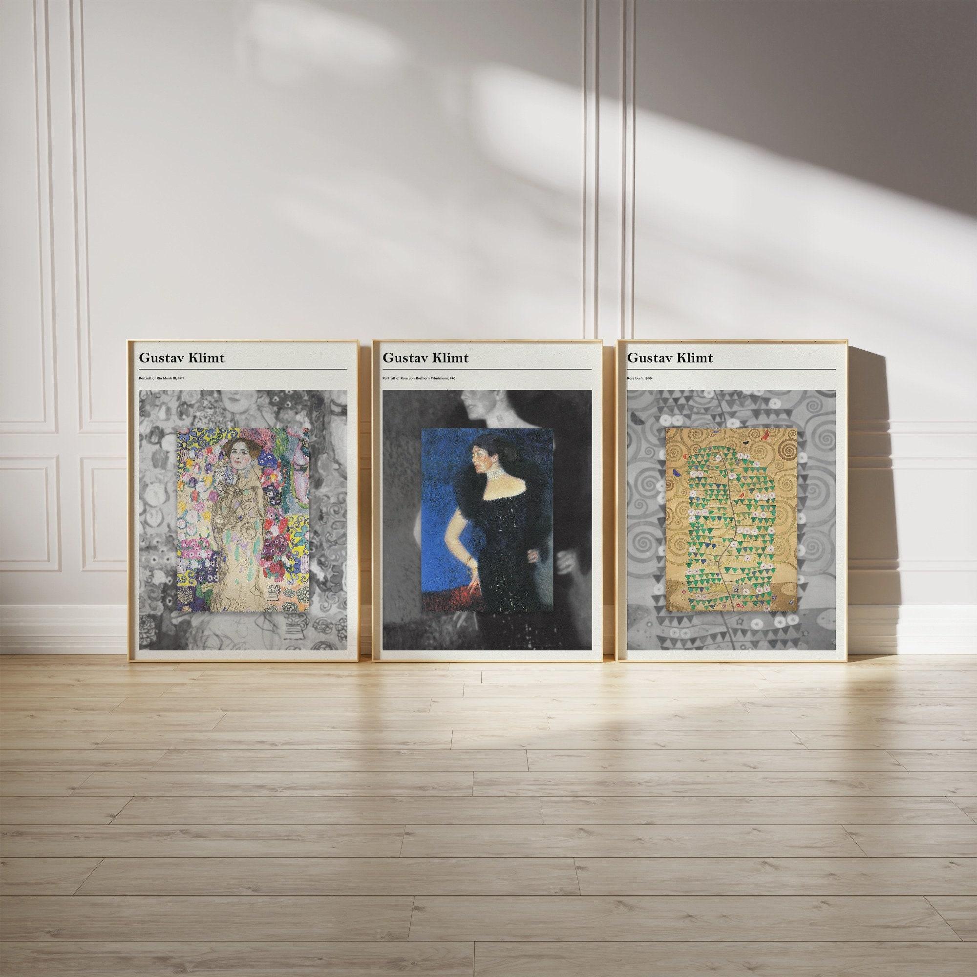 Gustav Klimt Set Of 3 10 Limited Edition Posters (No Frame) Gustav Klimt Set Of 3 10 Limited Edition Posters (No Frame)