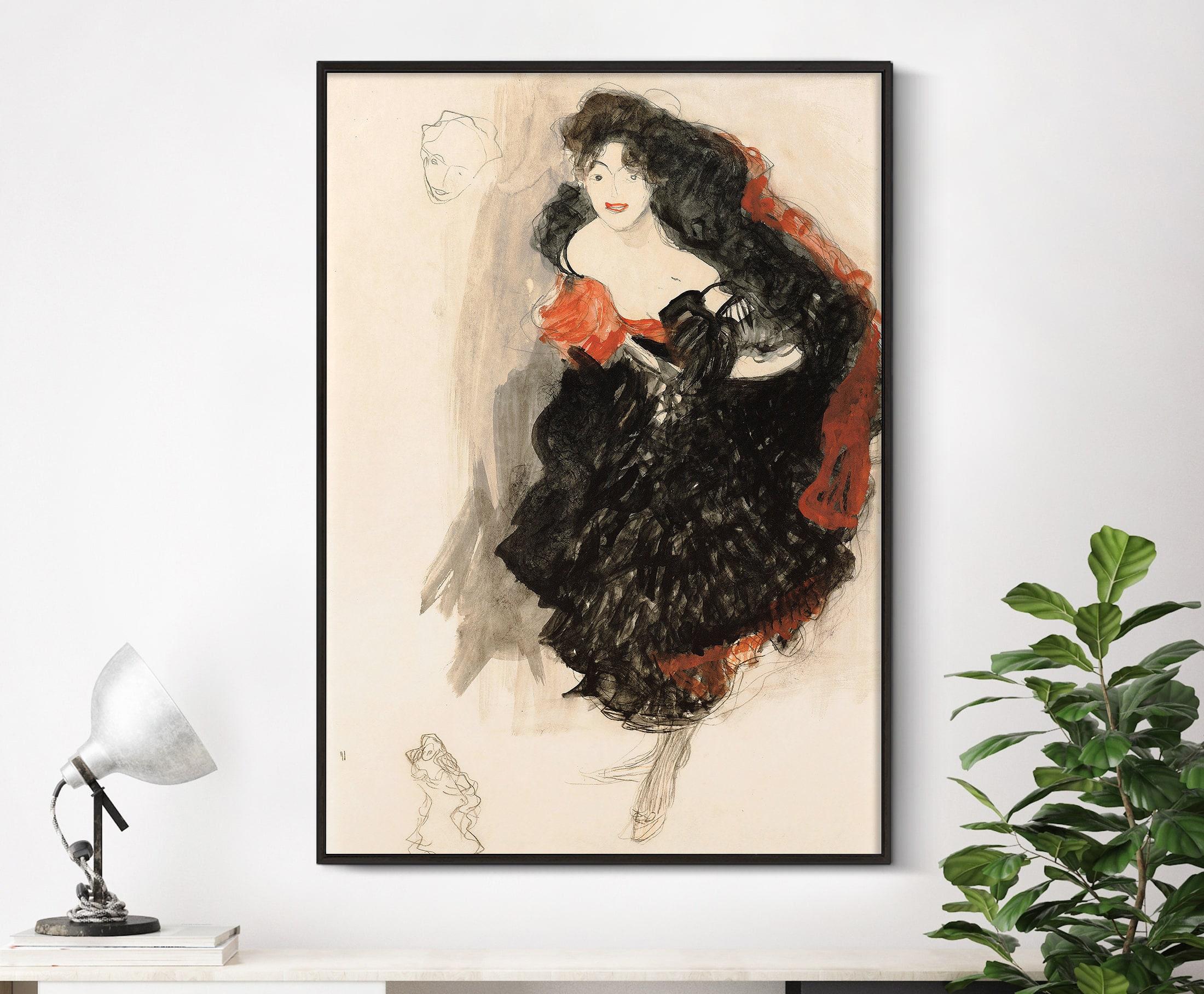 Gustav Klimt Study For Judith Ii 1908 Clothes Beautiful Awesome Poster (No Frame) Gustav Klimt Study For Judith Ii 1908 Clothes Beautiful Awesome Poster (No Frame)