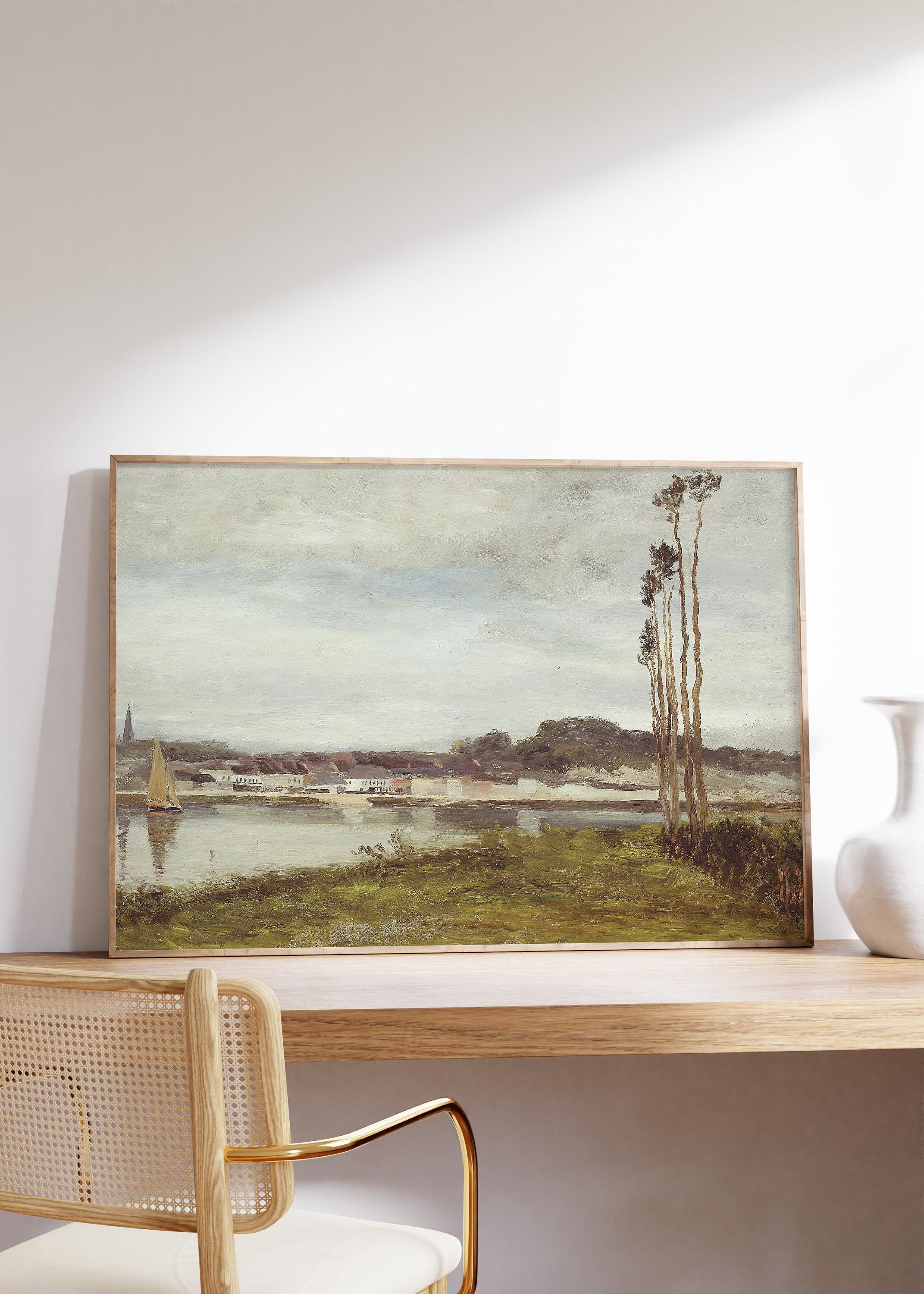 Homer Dodge Martin On The Seine 1895 Vintage Limited Edition Posters (No Frame) Homer Dodge Martin On The Seine 1895 Vintage Limited Edition Posters (No Frame)