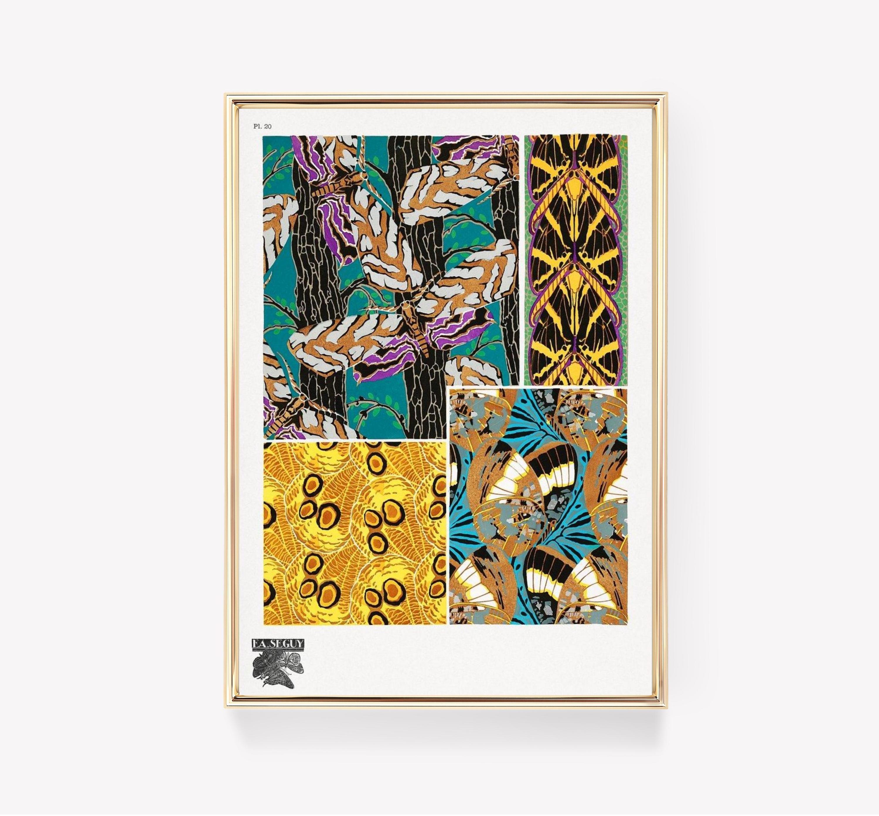 Insectes Art Deco Vintage Insect Limited Edition Posters (No Frame) Insectes Art Deco Vintage Insect Limited Edition Posters (No Frame)