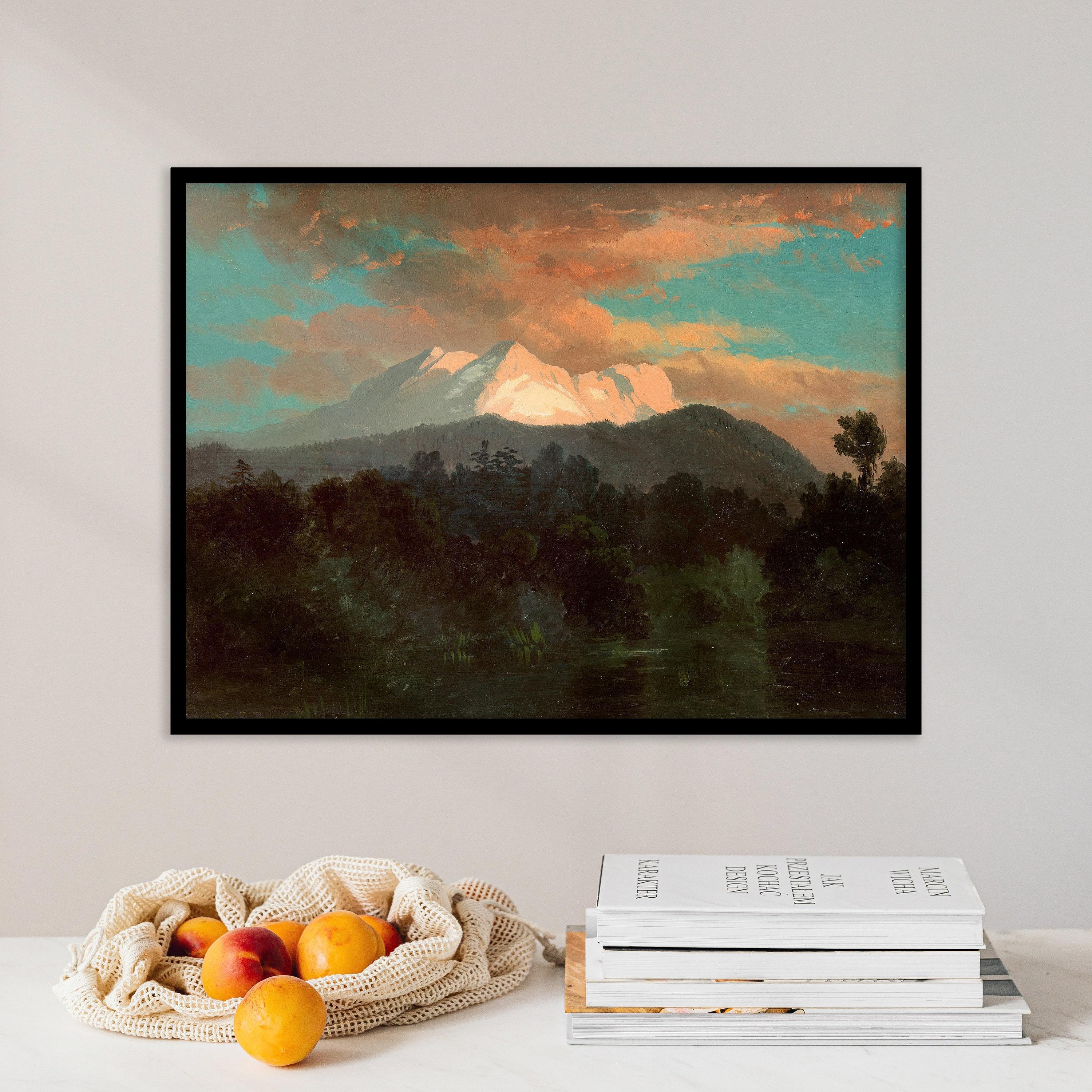 James Mcdougal Hart Mountain Range 1850 Landscape Awesome Poster (No Frame)