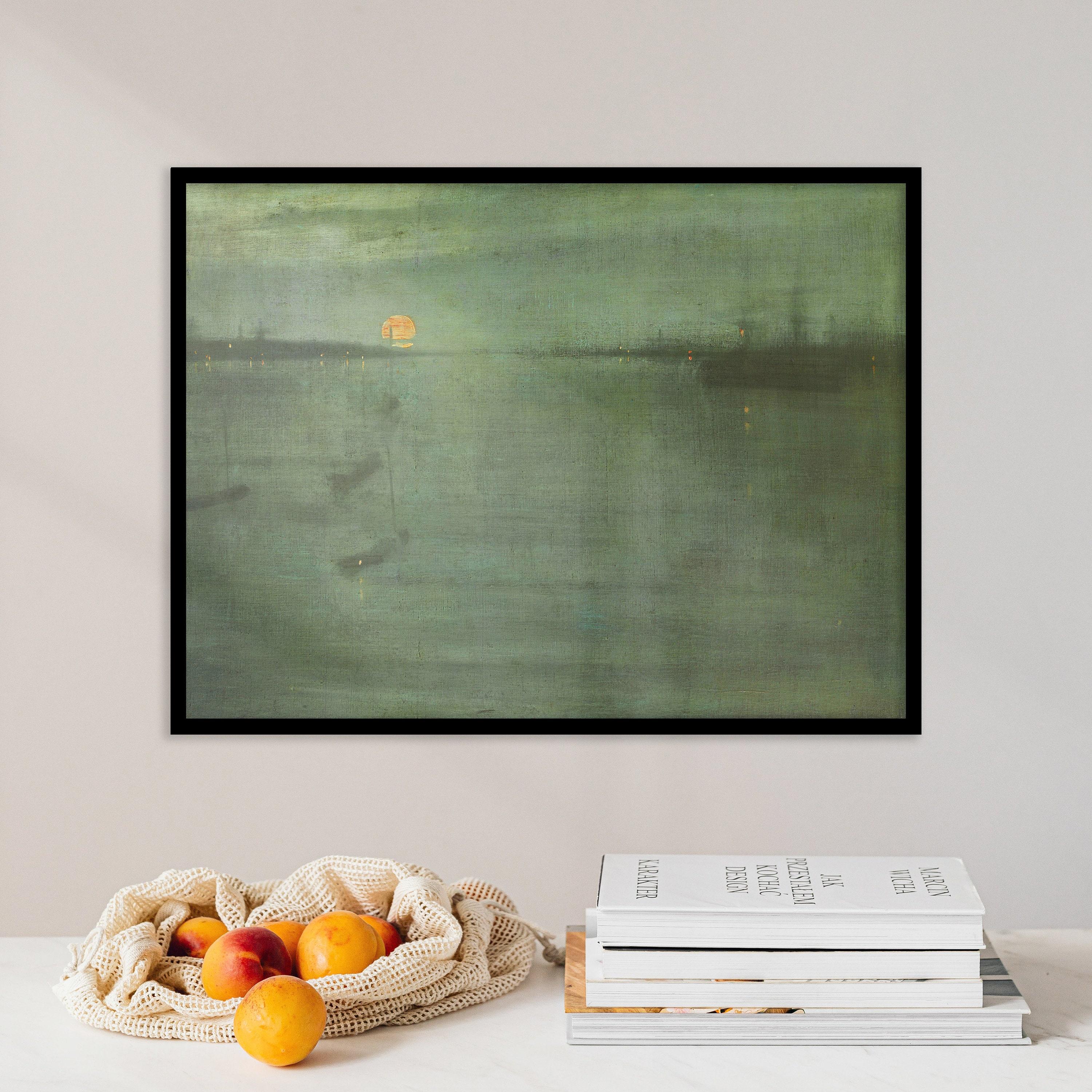 James Mcneill Whistler Nocturne Blue And Gold 1872 Trending Style Poster (No Frame) James Mcneill Whistler Nocturne Blue And Gold 1872 Trending Style Poster (No Frame)