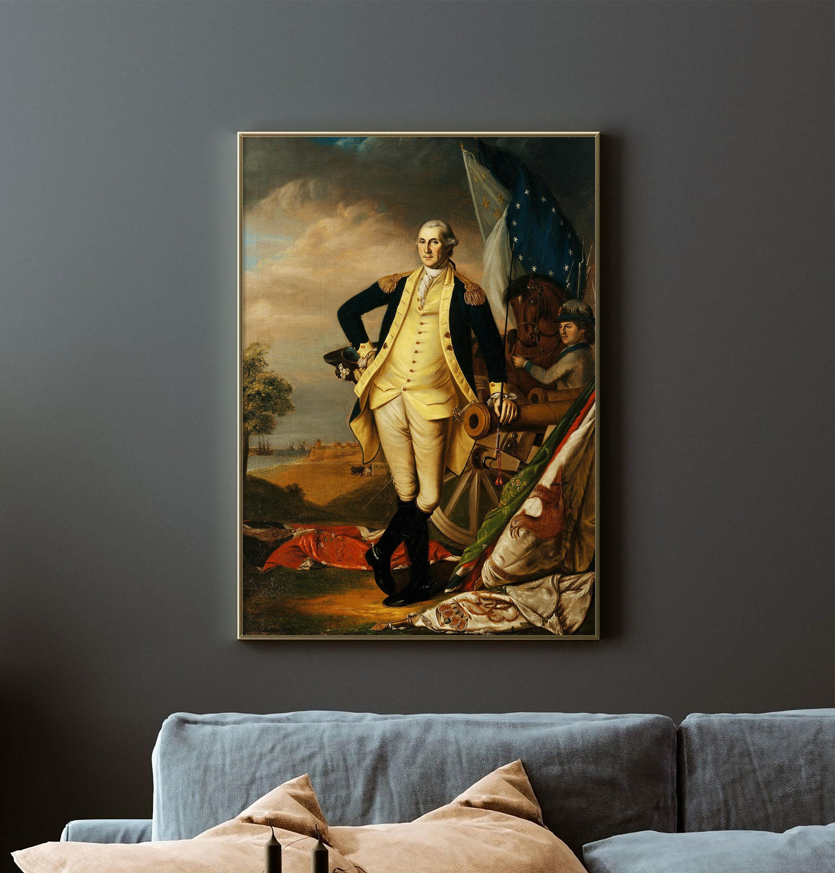 James Peale George Washington 1782 Antique Trending Style Poster (No Frame) James Peale George Washington 1782 Antique Trending Style Poster (No Frame)