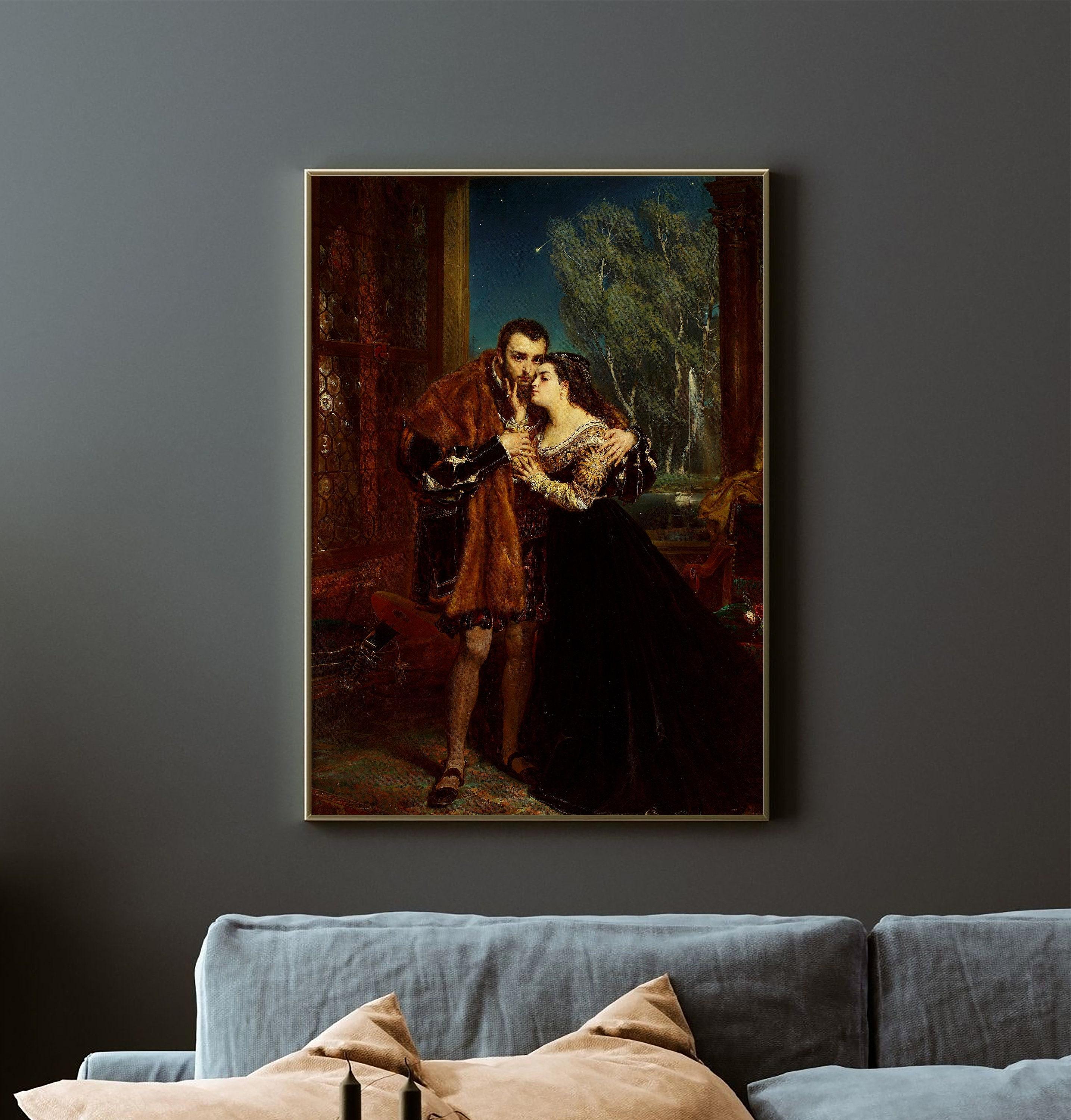 Jan Matejko Sigismund Augustus And Barbara At The Radziwill Court In Vilnius 1867 Awesome Poster (No Frame) Jan Matejko Sigismund Augustus And Barbara At The Radziwill Court In Vilnius 1867 Awesome Poster (No Frame)