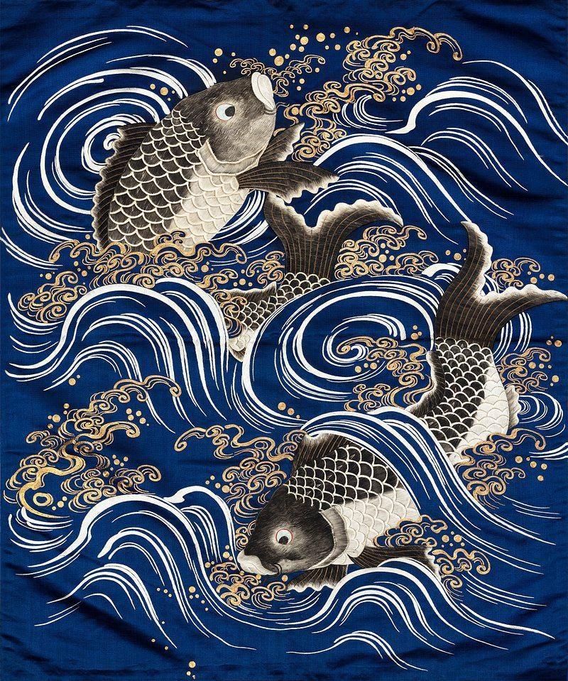 Japanese Koi Fish Art Aquatic Decor Awesome Poster (No Frame) Japanese Koi Fish Art Aquatic Decor Awesome Poster (No Frame)