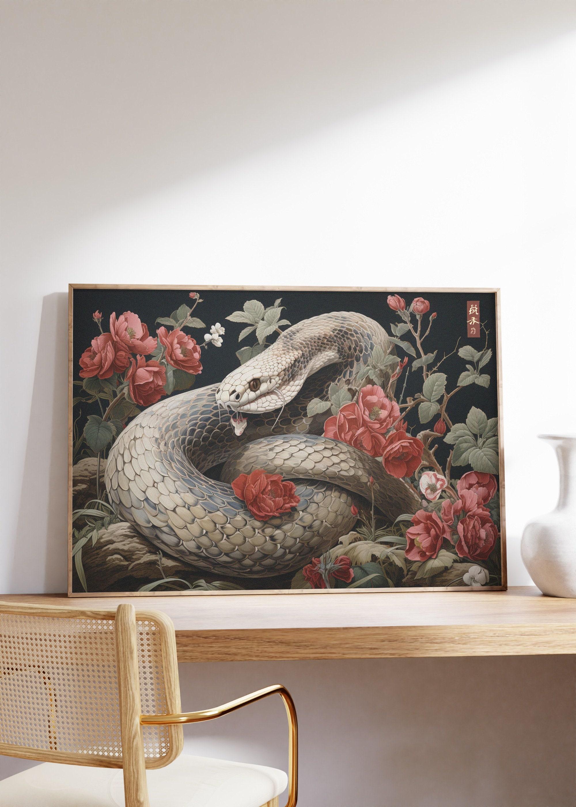 Japanese Snake Art Awesome Poster (No Frame) Japanese Snake Art Awesome Poster (No Frame)