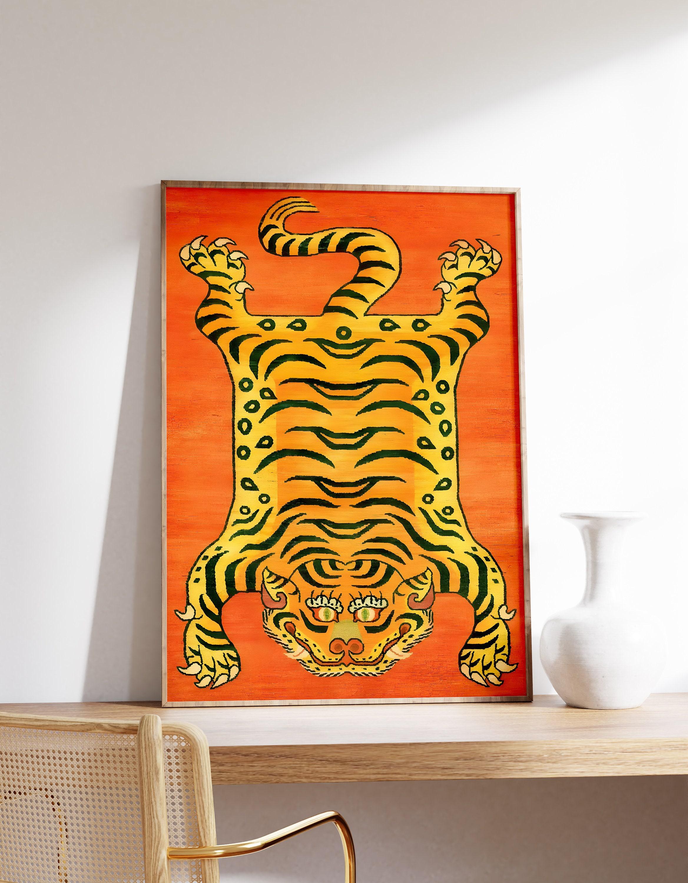 Japanese Tiger Art 8 Trending Style Poster (No Frame) Japanese Tiger Art 8 Trending Style Poster (No Frame)