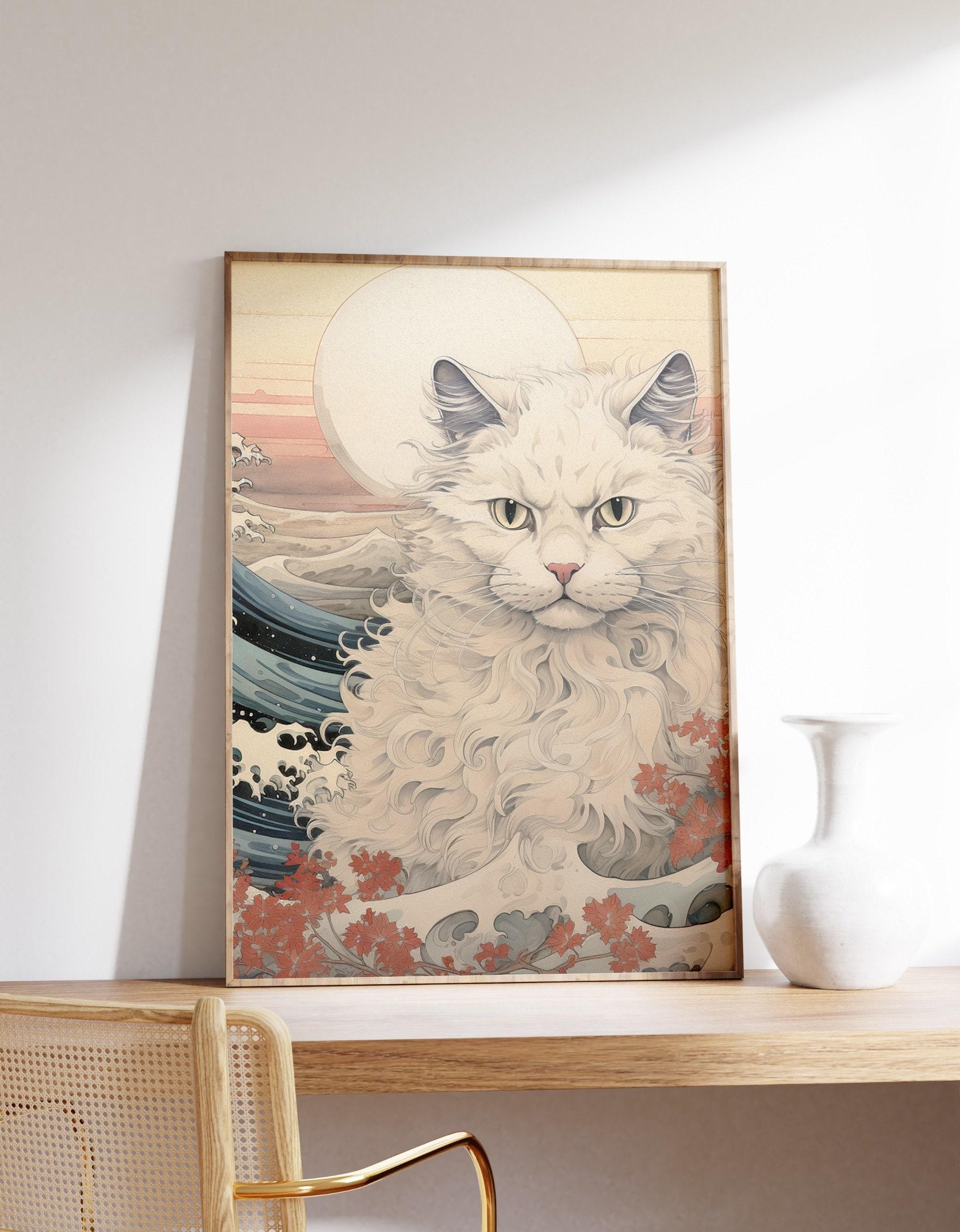 Japanese White Cat 5 Limited Edition Posters (No Frame) Japanese White Cat 5 Limited Edition Posters (No Frame)